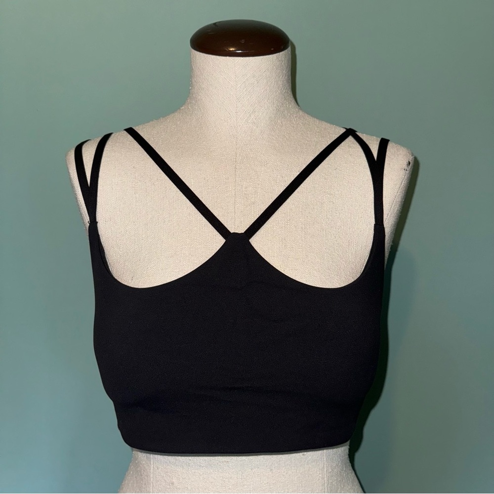 Lululemon Athletica Black Double Strap Bralette